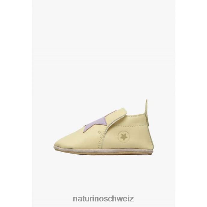 Naturino myjy Krippenschuhe aus Leder Baby Gelb 66HJ17