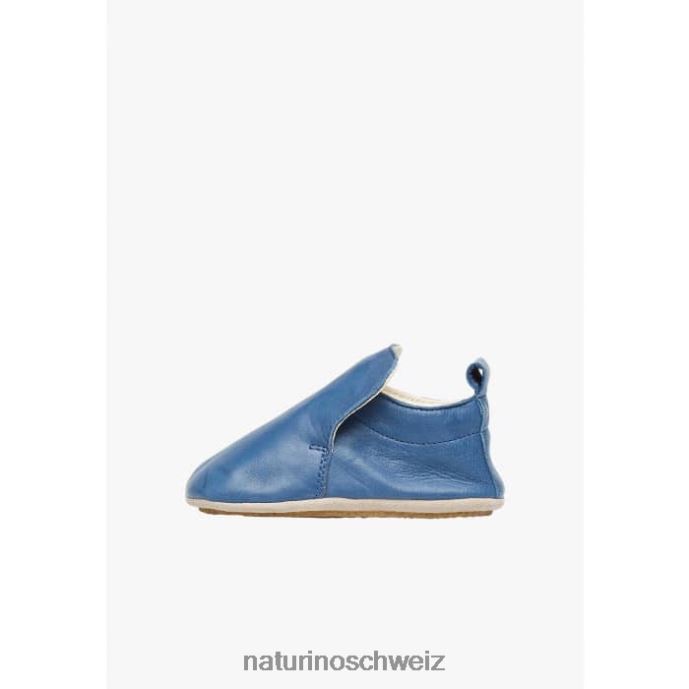 Naturino plumard Krippenschuhe aus Nappaleder Baby Blau 66HJ1