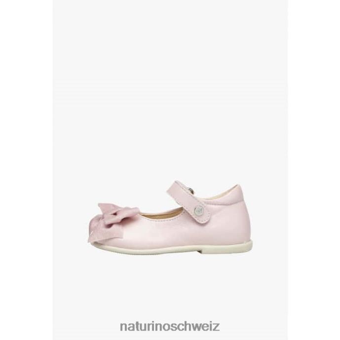 Naturino Arabeske Ballerinas aus Leder Kinder Rosa 66HJ528