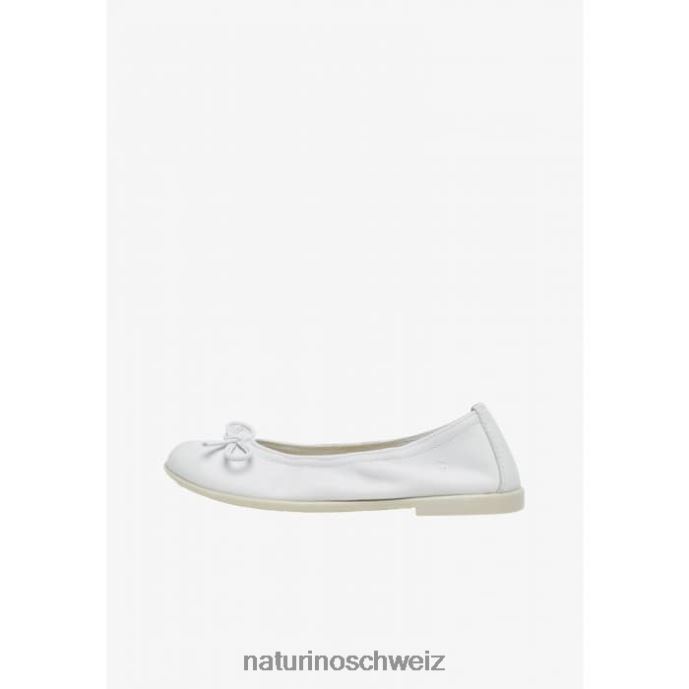 Naturino margot Ballerinas mit Schleife Kinder Weiss 66HJ534