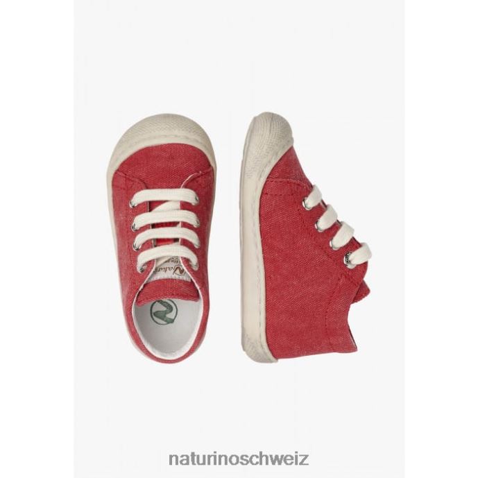 Naturino Kokon Canvas-Schuhe für die ersten Schritte Kinder Rot 66HJ337