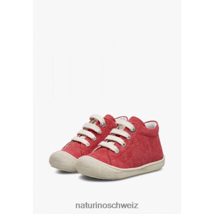 Naturino Kokon Canvas-Schuhe für die ersten Schritte Kinder Rot 66HJ337