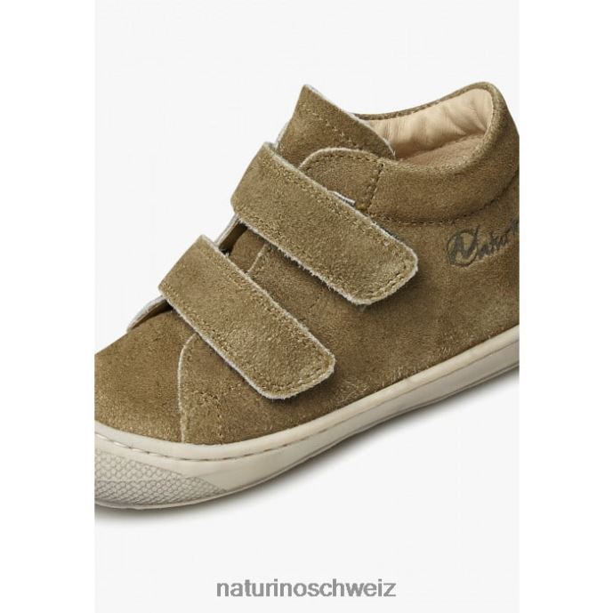 Naturino Kokon vl Erste-Schritte-Schuhe aus Delave-Wildleder Kinder Armeegrün 66HJ330