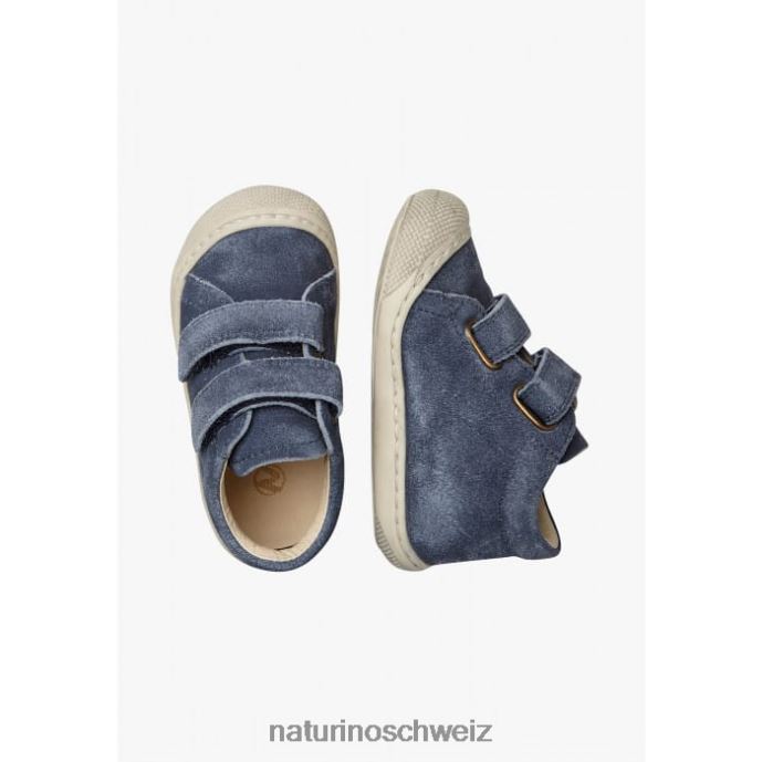 Naturino Kokon vl Erste-Schritte-Schuhe aus Delave-Wildleder Kinder Marine 66HJ327