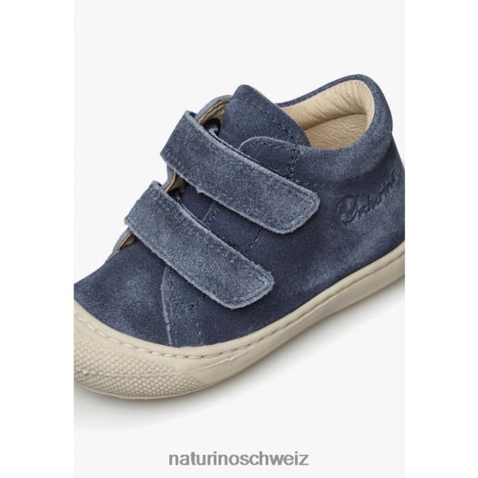 Naturino Kokon vl Erste-Schritte-Schuhe aus Delave-Wildleder Kinder Marine 66HJ327