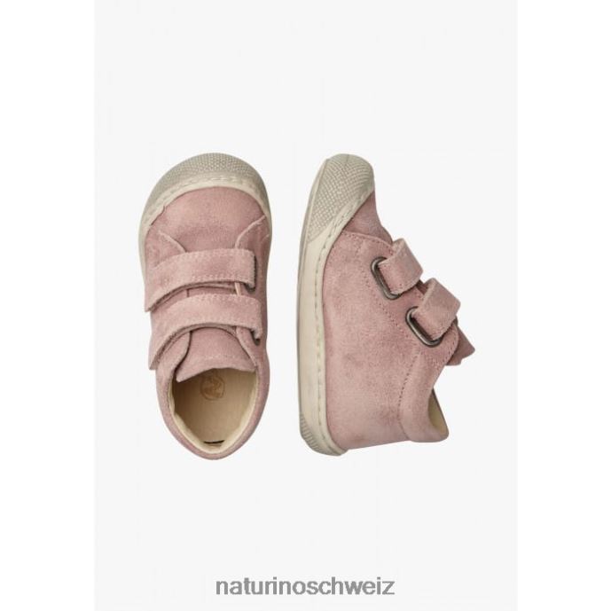 Naturino Kokon vl Erste-Schritte-Schuhe aus Delave-Wildleder Kinder Rosa 66HJ332