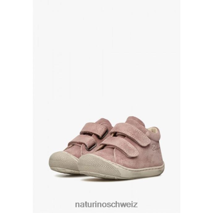 Naturino Kokon vl Erste-Schritte-Schuhe aus Delave-Wildleder Kinder Rosa 66HJ332