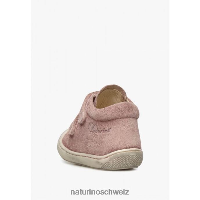Naturino Kokon vl Erste-Schritte-Schuhe aus Delave-Wildleder Kinder Rosa 66HJ332