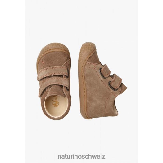 Naturino Kokon vl Erste-Schritte-Schuhe aus Wildleder Kinder Tabak 66HJ336