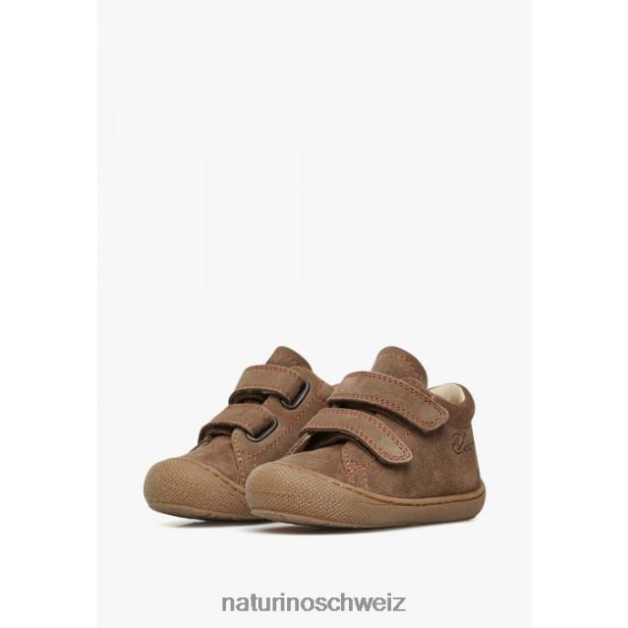 Naturino Kokon vl Erste-Schritte-Schuhe aus Wildleder Kinder Tabak 66HJ336