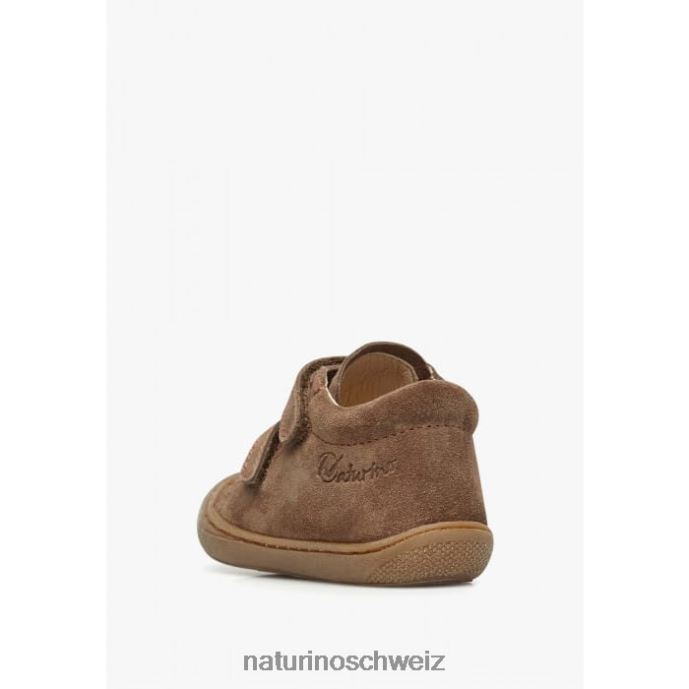 Naturino Kokon vl Erste-Schritte-Schuhe aus Wildleder Kinder Tabak 66HJ336