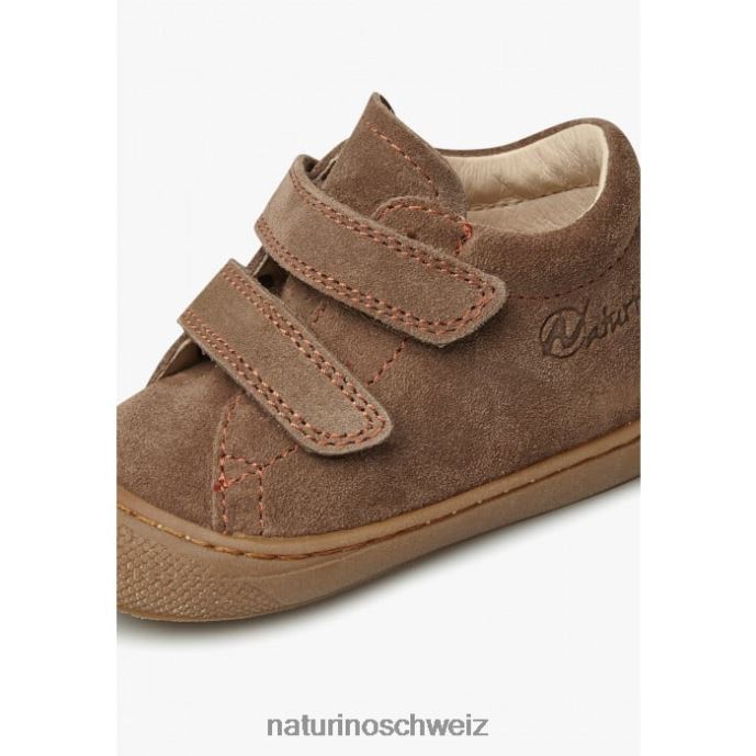 Naturino Kokon vl Erste-Schritte-Schuhe aus Wildleder Kinder Tabak 66HJ336