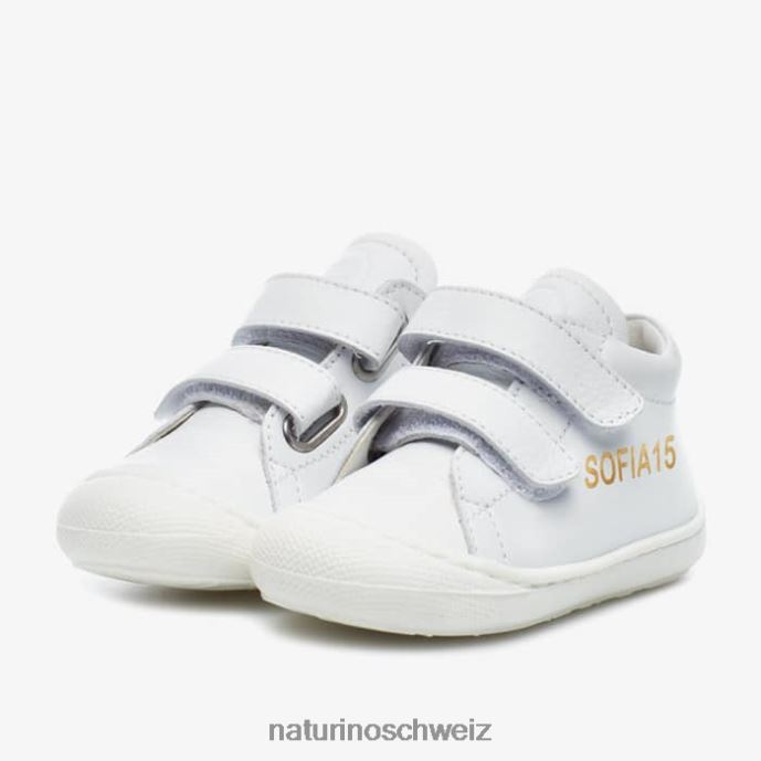 Naturino Zwillinge Baby vl Schuhe für die ersten Schritte Kinder Weiss 66HJ600