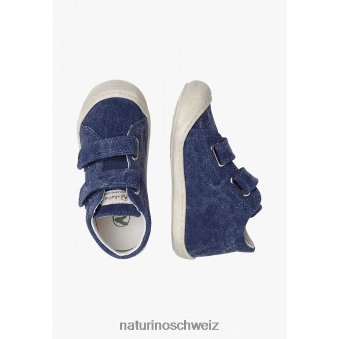 Naturino Kokon Canvas-Schuhe für die ersten Schritte Kinder Blau 66HJ198