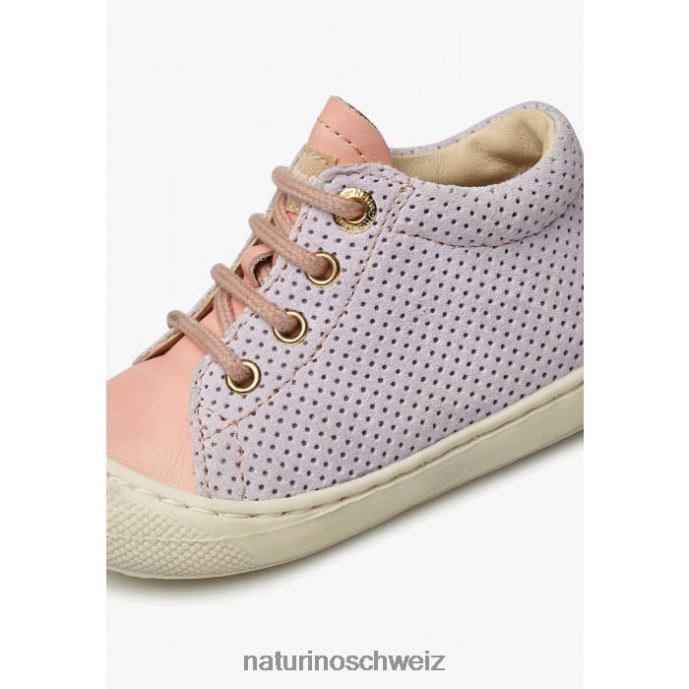 Naturino Kokon Erste-Schritte-Schuhe aus Leder und Wildleder Kinder lila 66HJ80