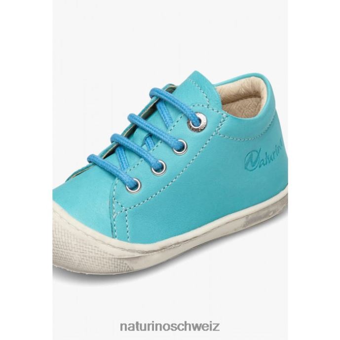 Naturino Kokon Erste-Schritte-Schuhe aus Nappaleder Kinder Türkis 66HJ124