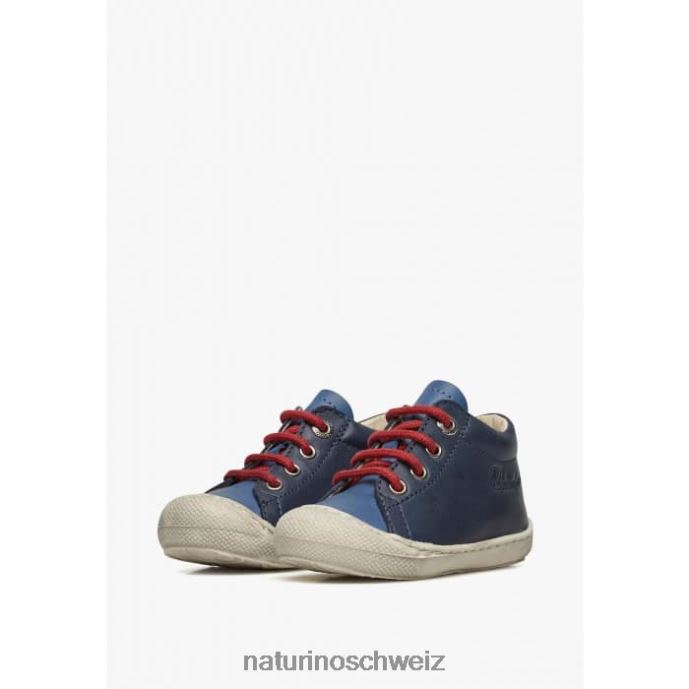 Naturino Kokon Erste-Schritte-Schuhe aus Nappaleder Kinder marineblau-hellblau 66HJ178
