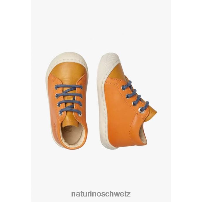 Naturino Kokon Erste-Schritte-Schuhe aus Nappaleder Kinder orange 66HJ144