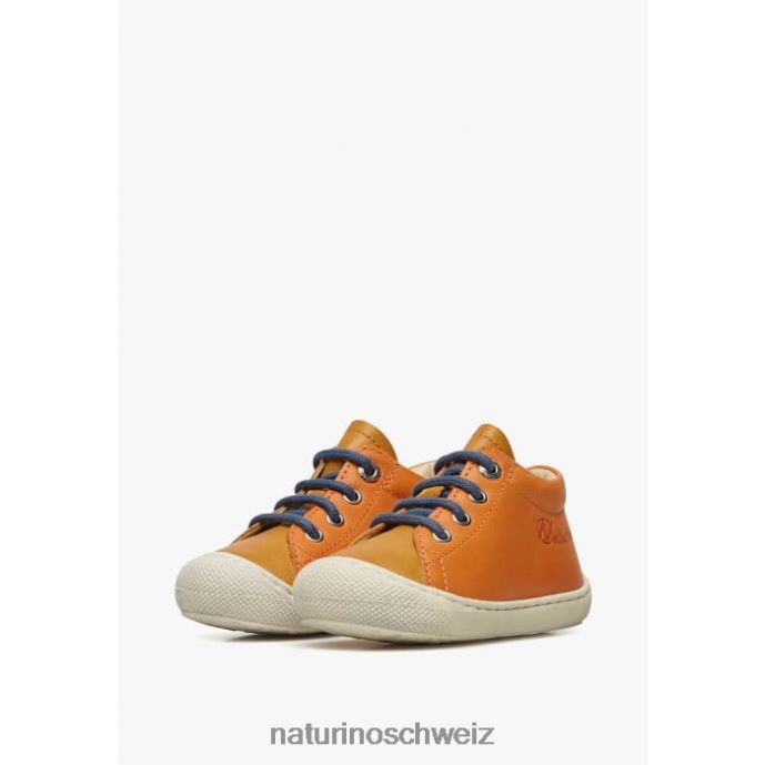 Naturino Kokon Erste-Schritte-Schuhe aus Nappaleder Kinder orange 66HJ144