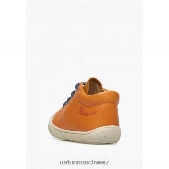 Naturino Kokon Erste-Schritte-Schuhe aus Nappaleder Kinder orange 66HJ144