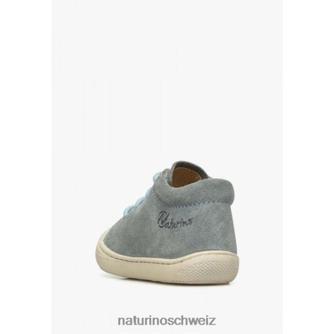 Naturino Kokon Erste-Schritte-Schuhe aus Wildleder Kinder hellgrün-himmelblau 66HJ87