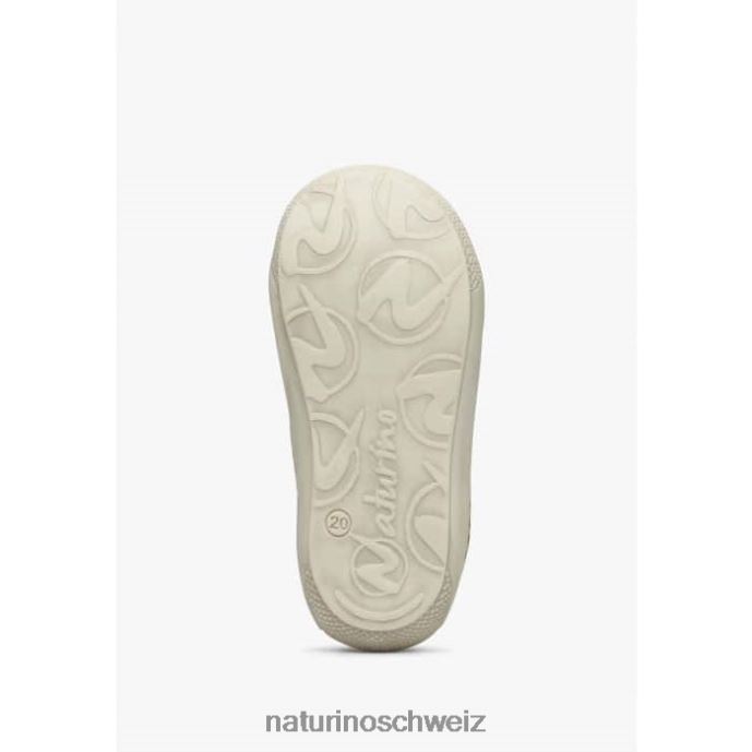 Naturino Kokon Erste-Schritte-Schuhe aus Wildleder mit Pony-Print Kinder beige-schwarz 66HJ91