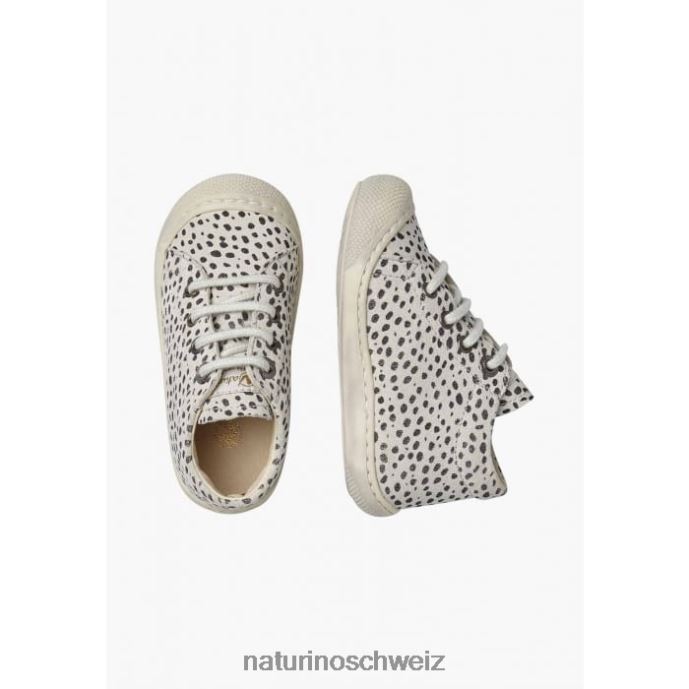 Naturino Kokon Erste-Schritte-Schuhe aus Wildleder mit Pony-Print Kinder eisschwarz 66HJ128