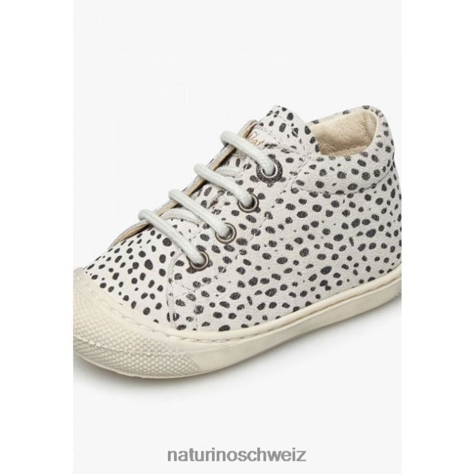 Naturino Kokon Erste-Schritte-Schuhe aus Wildleder mit Pony-Print Kinder eisschwarz 66HJ128