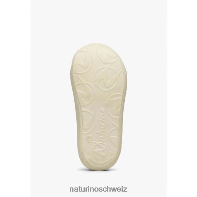 Naturino Kokon Kleinkinderstiefeletten aus Leder mit Aprikosen-Print Kinder Creme 66HJ110