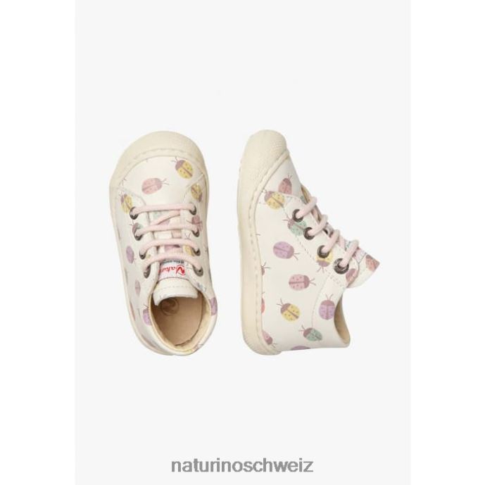 Naturino Kokon Kleinkinderstiefeletten aus Leder mit Marienkäfermuster Kinder Creme 66HJ104