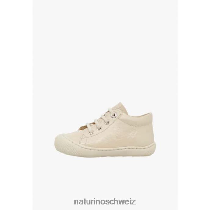 Naturino Kokon Lauflernschuhe aus Lackleder Kinder Creme 66HJ150