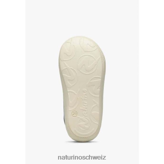 Naturino Kokon Lauflernschuhe aus Leder mit Dinosaurier-Print Kinder Blau 66HJ69