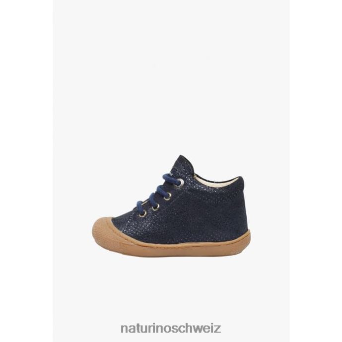 Naturino Kokon Lauflernschuhe aus laminiertem Wildleder Kinder Blau 66HJ210