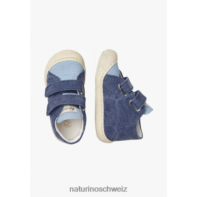 Naturino Kokon vl Canvas-Schuhe für die ersten Schritte Kinder blau-himmelblau 66HJ97