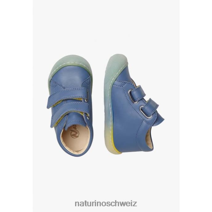 Naturino Kokon vl Erste-Schritte-Schuhe aus Leder Kinder Blau 66HJ170