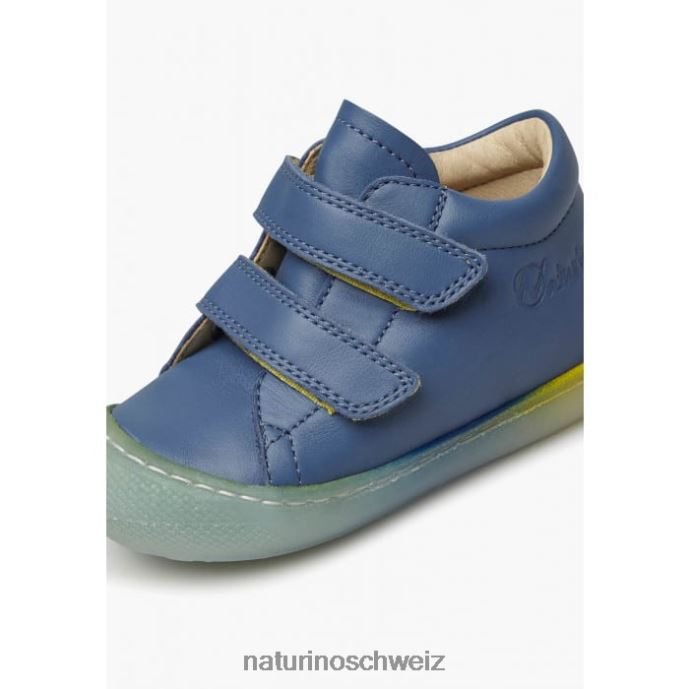 Naturino Kokon vl Erste-Schritte-Schuhe aus Leder Kinder Blau 66HJ170