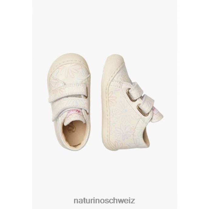 Naturino Kokon vl Erste-Schritte-Schuhe aus Leder Kinder Creme 66HJ85