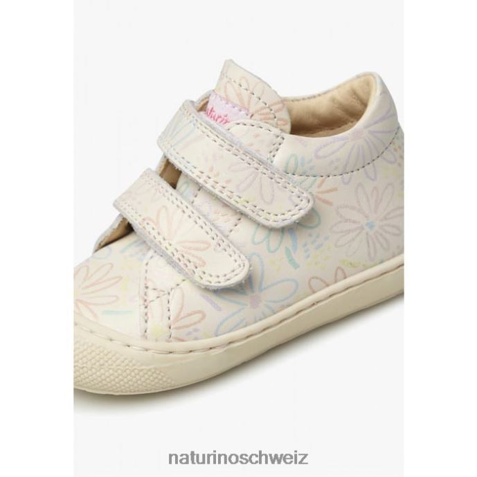 Naturino Kokon vl Erste-Schritte-Schuhe aus Leder Kinder Creme 66HJ85