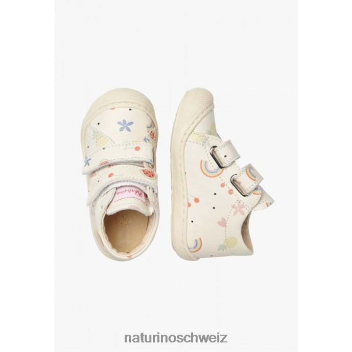 Naturino Kokon vl Erste-Schritte-Schuhe aus Leder Kinder Creme 66HJ92
