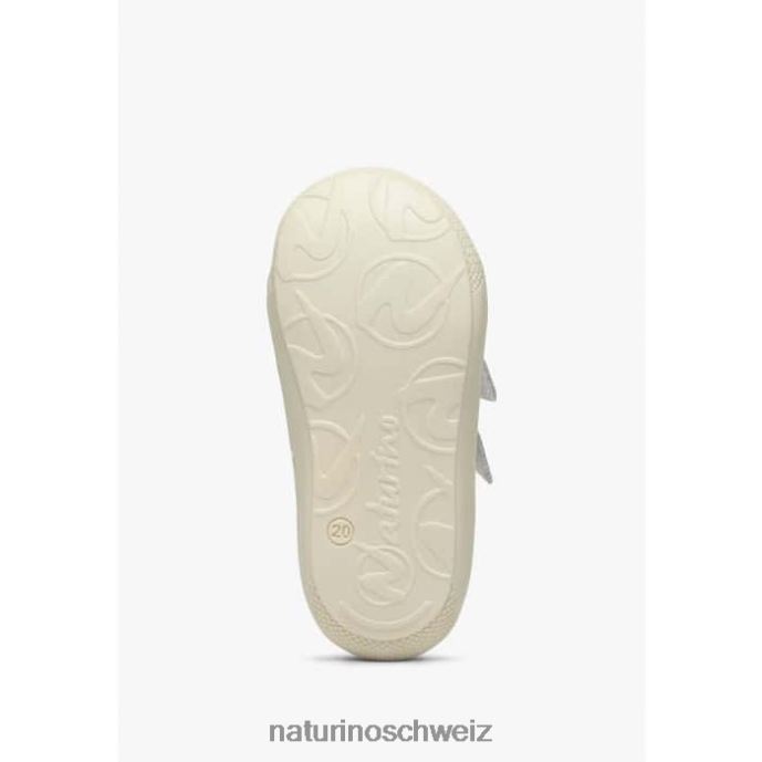 Naturino Kokon vl Erste-Schritte-Schuhe aus Leder Kinder Creme 66HJ92