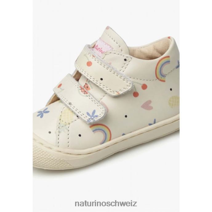 Naturino Kokon vl Erste-Schritte-Schuhe aus Leder Kinder Creme 66HJ92