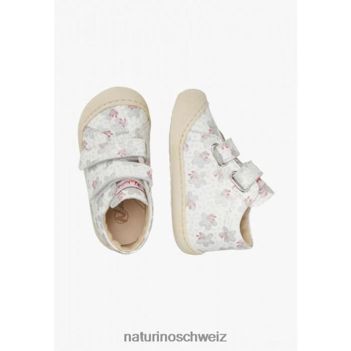 Naturino Kokon vl Erste-Schritte-Schuhe aus Leder Kinder Weißsilber 66HJ160