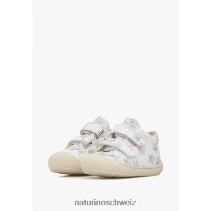 Naturino Kokon vl Erste-Schritte-Schuhe aus Leder Kinder Weißsilber 66HJ160