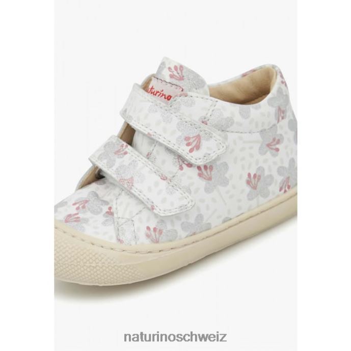 Naturino Kokon vl Erste-Schritte-Schuhe aus Leder Kinder Weißsilber 66HJ160