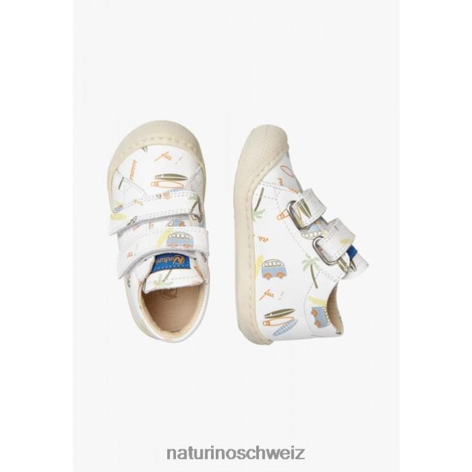 Naturino Kokon vl Erste-Schritte-Schuhe aus Leder Kinder Weiss 66HJ148