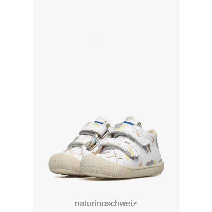 Naturino Kokon vl Erste-Schritte-Schuhe aus Leder Kinder Weiss 66HJ148