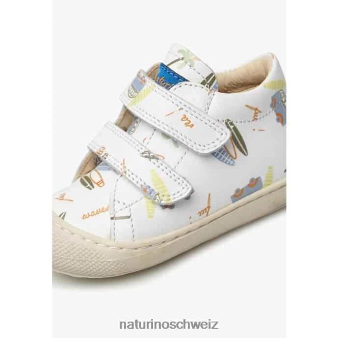 Naturino Kokon vl Erste-Schritte-Schuhe aus Leder Kinder Weiss 66HJ148