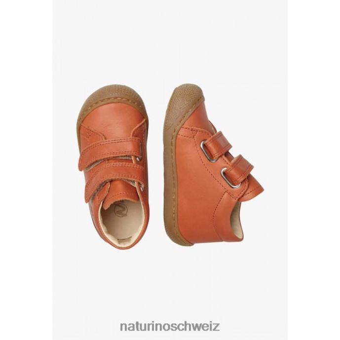 Naturino Kokon vl Erste-Schritte-Schuhe aus Nappaleder Kinder Dunkelrot 66HJ74