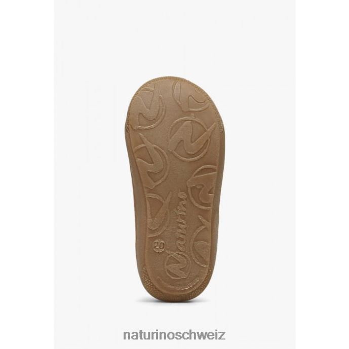 Naturino Kokon vl Erste-Schritte-Schuhe aus Nappaleder Kinder Dunkelrot 66HJ74