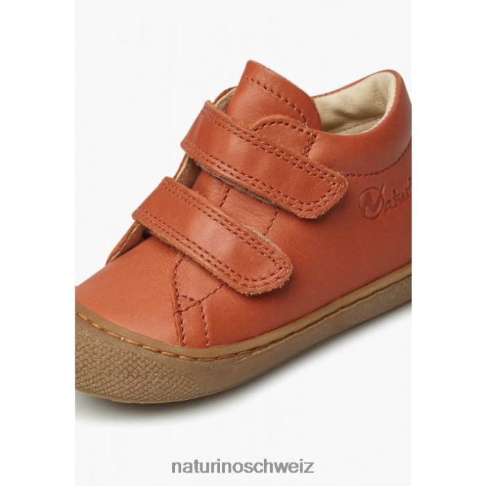 Naturino Kokon vl Erste-Schritte-Schuhe aus Nappaleder Kinder Dunkelrot 66HJ74